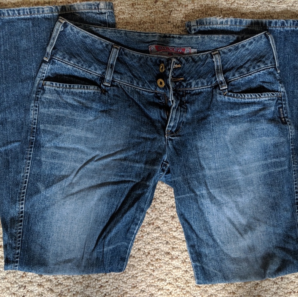 Silver jeans